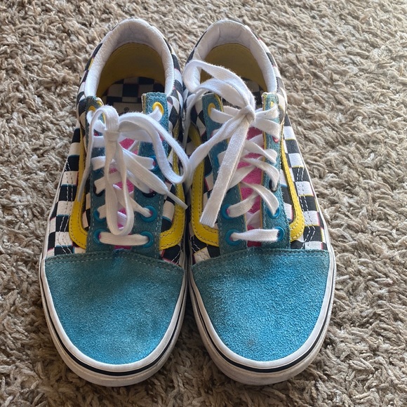 vans old skool crazy checks